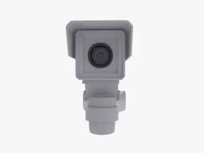 2K Security Camera  Low-poly 3D model