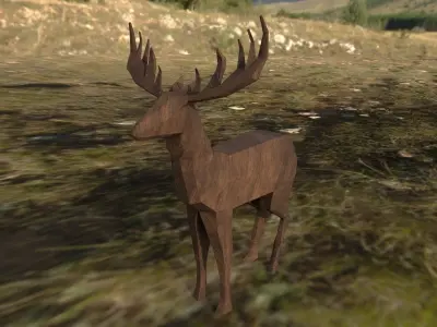 Buck Deer Free 3D model