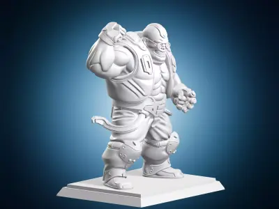 Sci-Fi Male Figure 3D print model