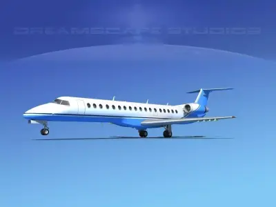 Embraer ERJ-145 Corporate 2 3D model