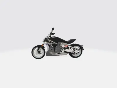 X-diavel motorcycle 3D model