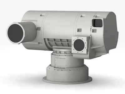 Directed Energy Weapon Station Grey 3D model