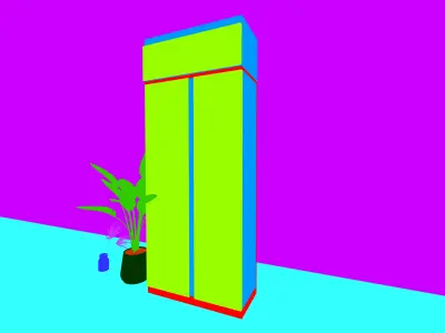 wardrobe furniture design Free 3D model