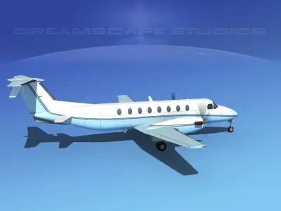 Beechcraft 1900C V20 3D model
