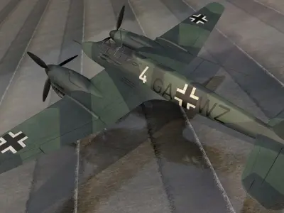 Focke-Wulf Fw-187 A-0 Falke 3D model