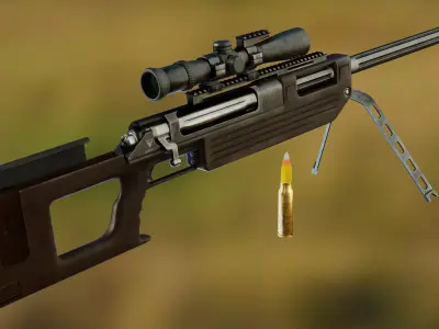 Arbiter 20mm Low-poly 3D model