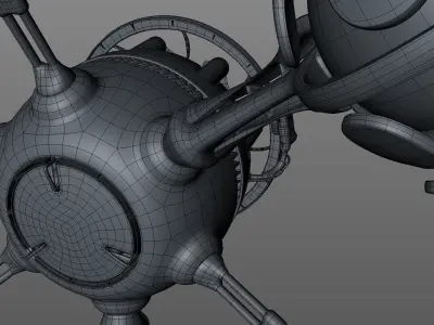 Shutter Drone 3D model