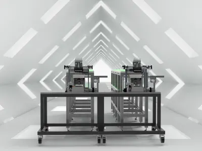 Multi-head dispensing machine 3D model