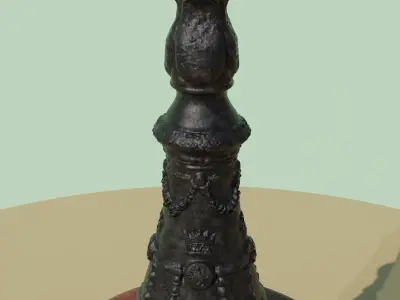 Casted urban furniture pack 3D model