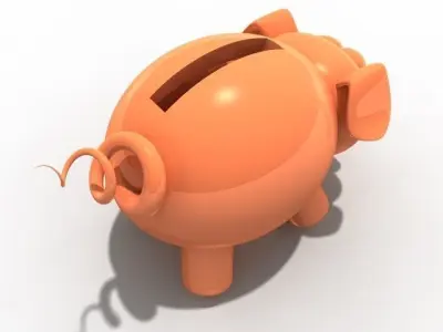 Piggy bank 3D model