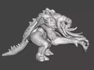 6MM SCALE FELUCIAN BULL RANCOR MODEL SCIFI OR FANTASY GAMES EPIC 3D print model