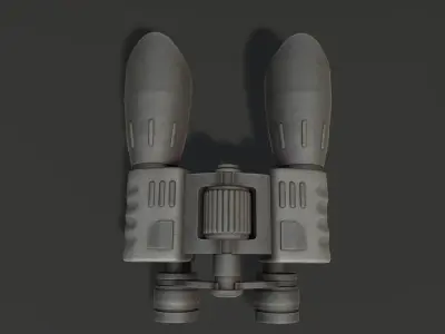military binoculars - unity asset Low-poly 3D model