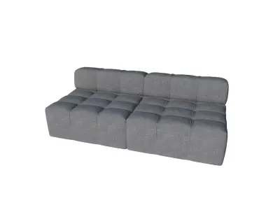 Sofa 3 seater TokStok Free 3D model