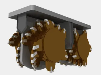 DIGGING MACHINE Free 3D model