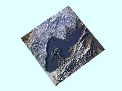 Sevan Lake 3D model