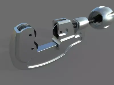 Pipe Cutter M4 Low-poly 3D model