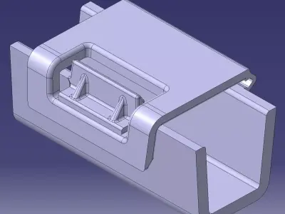 PowerCopy Lock Part 3D model
