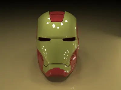 Iron Man Helmet STL 3D Print file  3D print model