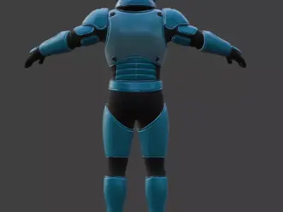 Realistic Astronaut Space Suit 3D model order