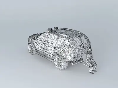 Dacia Duster - Arctic Cruiser Free 3D model