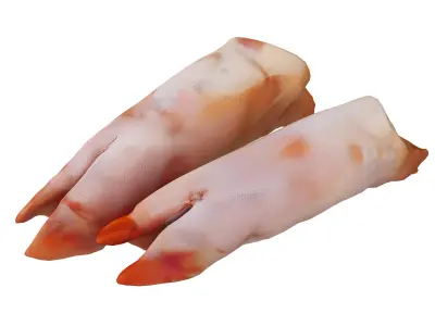 fresh pork Low-poly 3D model