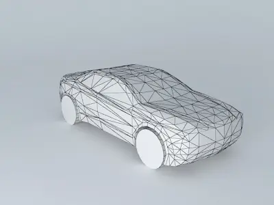 Musclecar NEG template Free 3D model