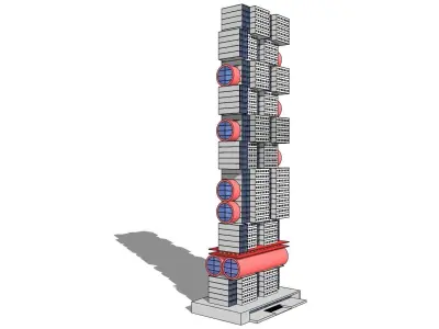 Commercial high-rise 06 3D model