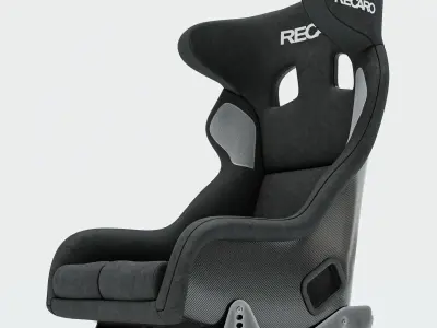  High Quality Recaro Pro Racer SPG Bucket Seat 3D model