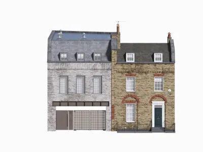 England building at old church st 42-38 modular London 3D model