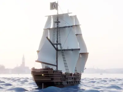 Pirate Ship 3D model