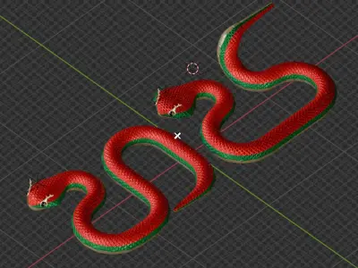 Chinese New Year Of Snake 3D model