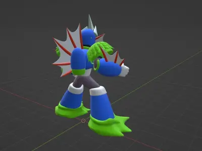 Neptune Mega Man V 3D model