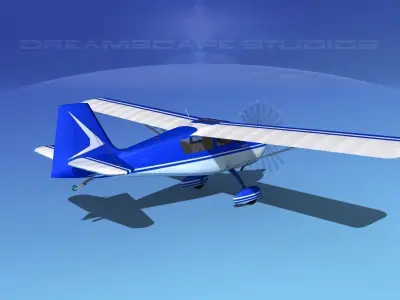 Bellanca Citabria 7KC V10 3D model
