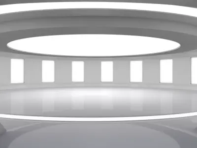 Modern Empty Room 3D model