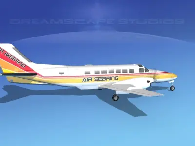 Beechcraft B99 Air Sebring 3D model