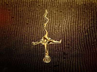 Fantasy dagger Free 3D model