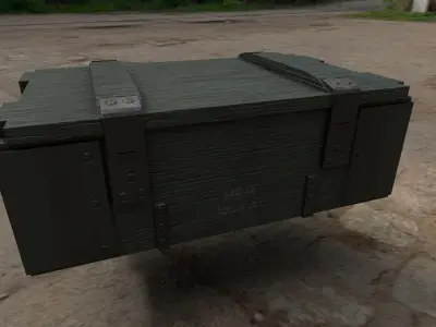 Ammo box Free low-poly 3D model