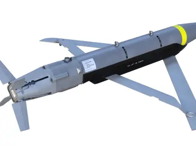 GBU-39 Small Diameter Bomb Low-poly 3D model