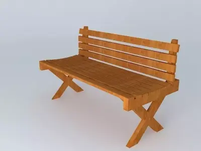 Bank Garden Free 3D model