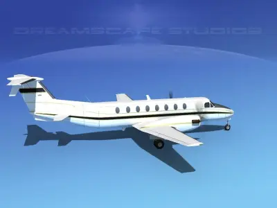 Beechcraft 1900C V13 3D model
