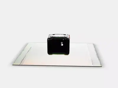 Modern Rectangular BatteryPack Low-poly 3D model