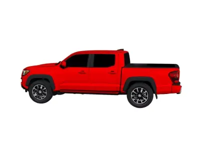 Toyota Tacoma Offroad Pickup Truck 3D Model 3D model
