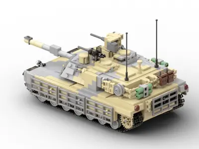 MocBricks3D - Lego M1A2 Abrams 3D print model