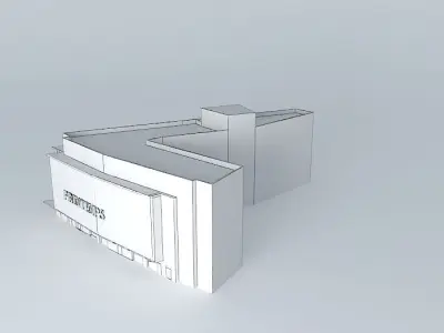 Centre commercial Free 3D model