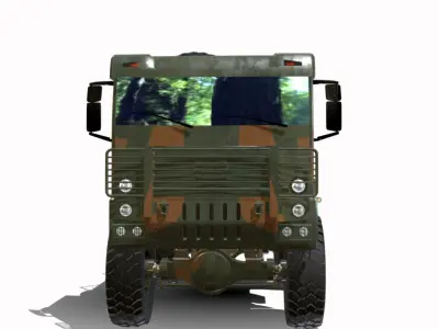 MAN VW Constelacao 6x6 br Low-poly 3D model