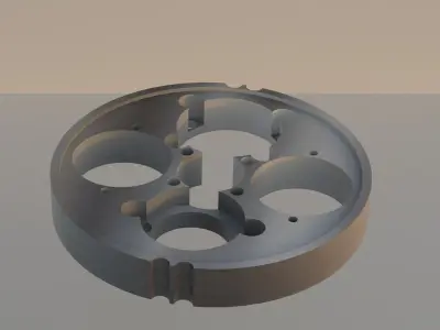 Mechanical Part Low-poly 3D model