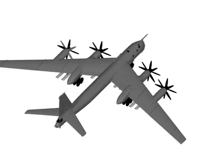 Tupolev Tu-95 3D model