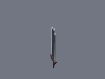 big sword Free low-poly 3D model