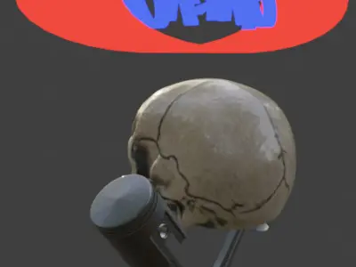 GARAGE SKULL Free 3D model