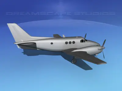 Beechcraft C-6 Transport VBM 3D model